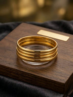Plan Greek Bangles (Pair of 3)