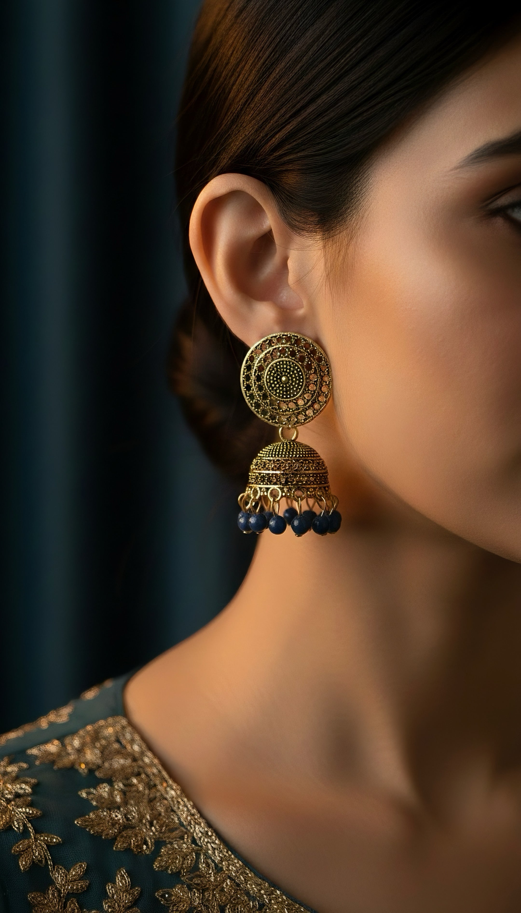 Blush Petal Jhumkas