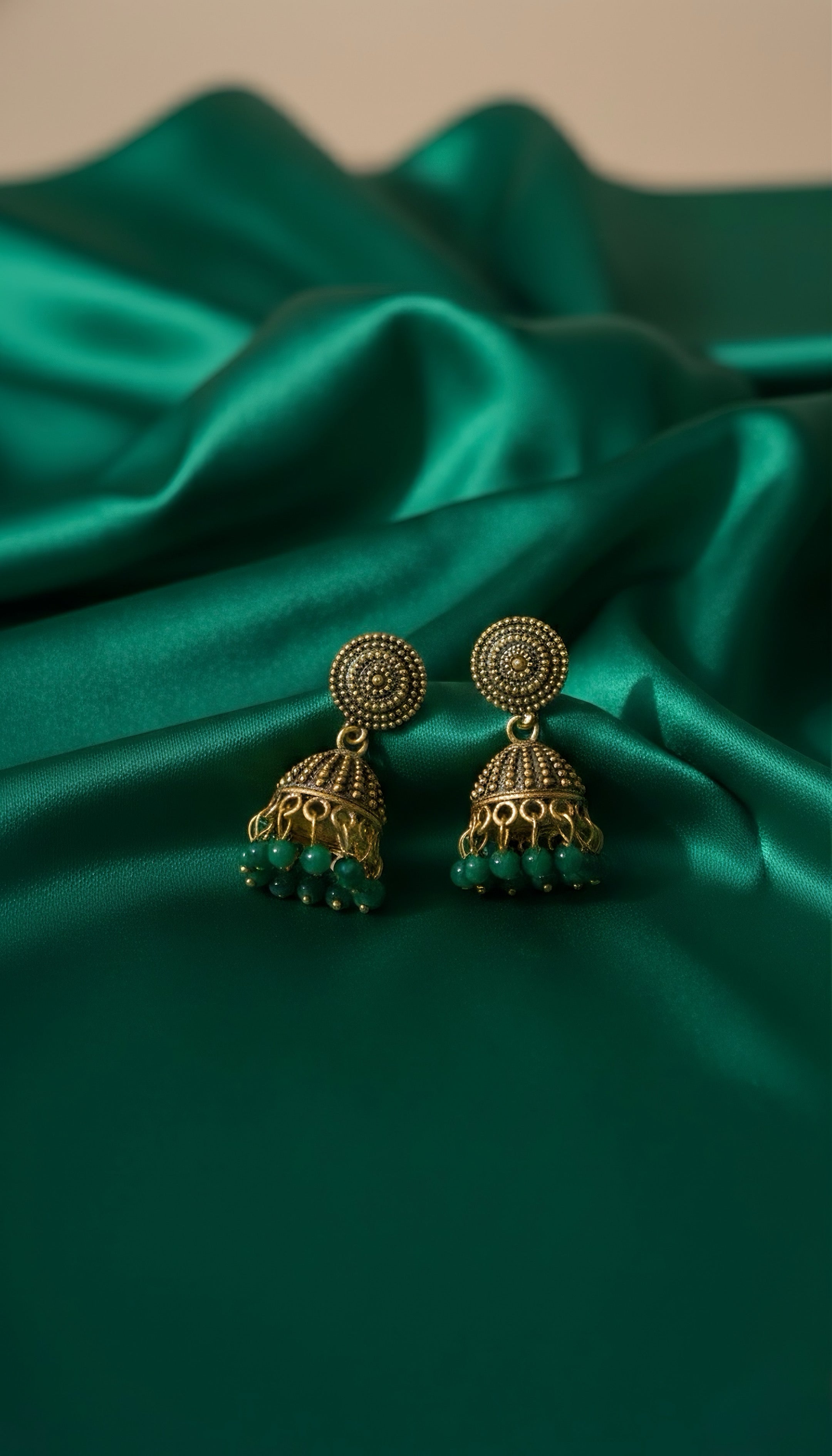 Blush Petal Jhumkas