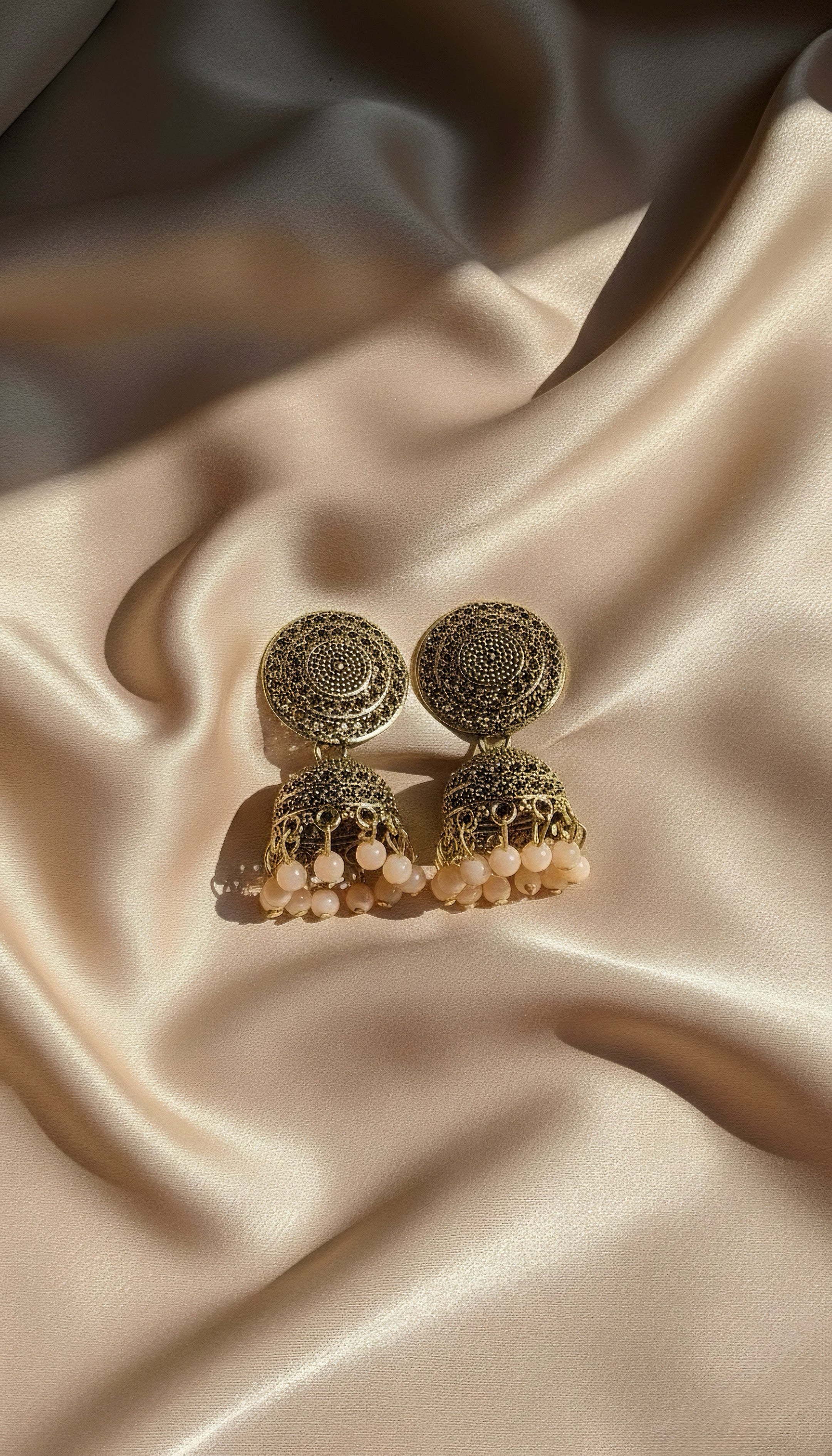 Blush Petal Jhumkas