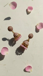 Blush Petal Jhumkas